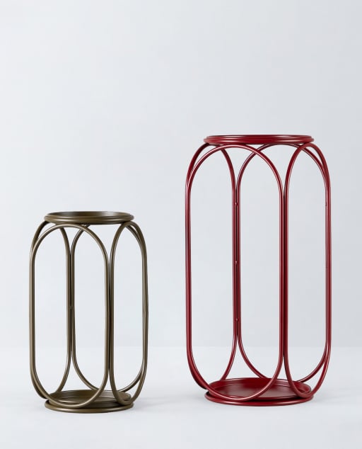 Pack of 2 Metal Plant Stands Hans