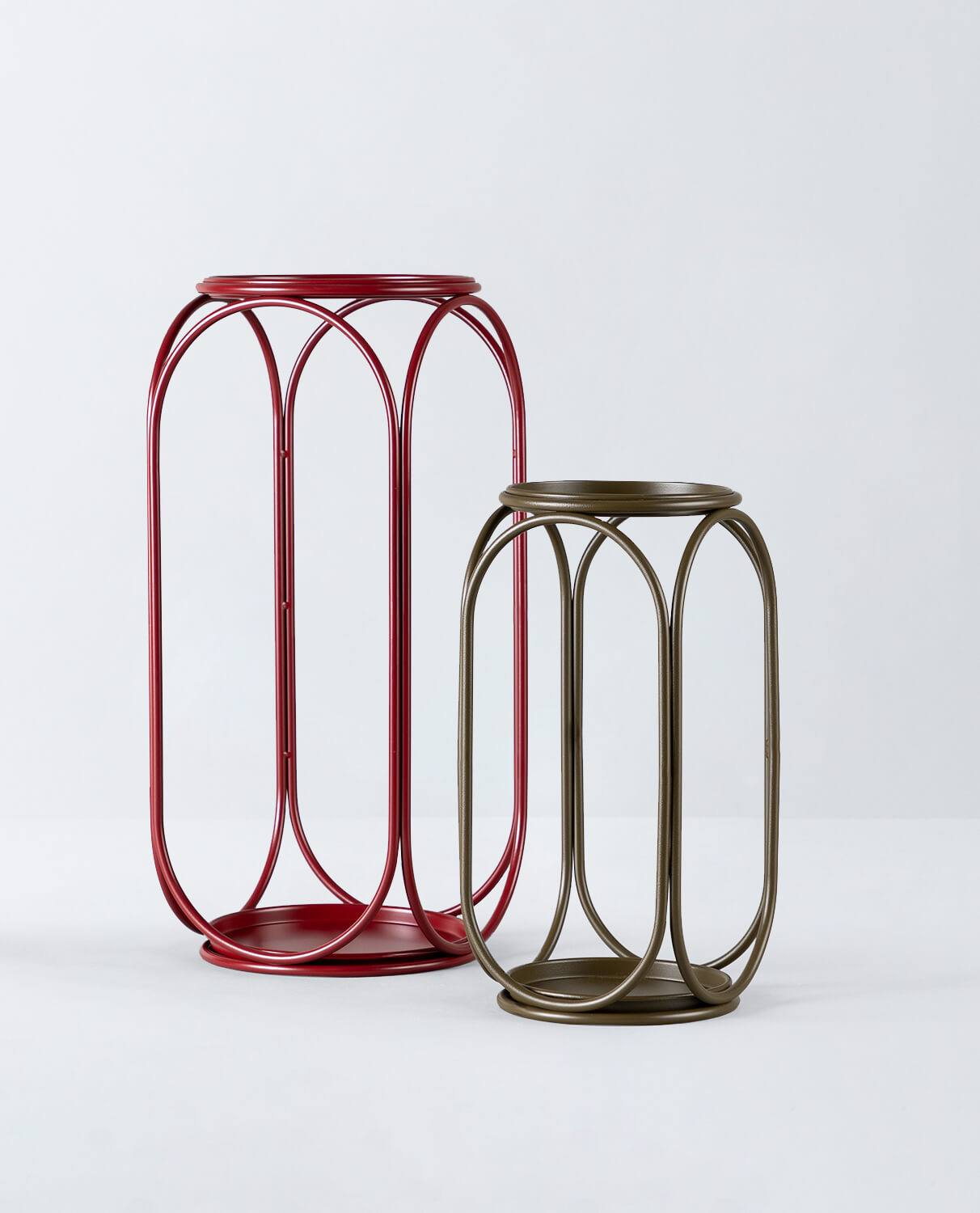 Pack of 2 Metal Plant Stands Hans, gallery image 2