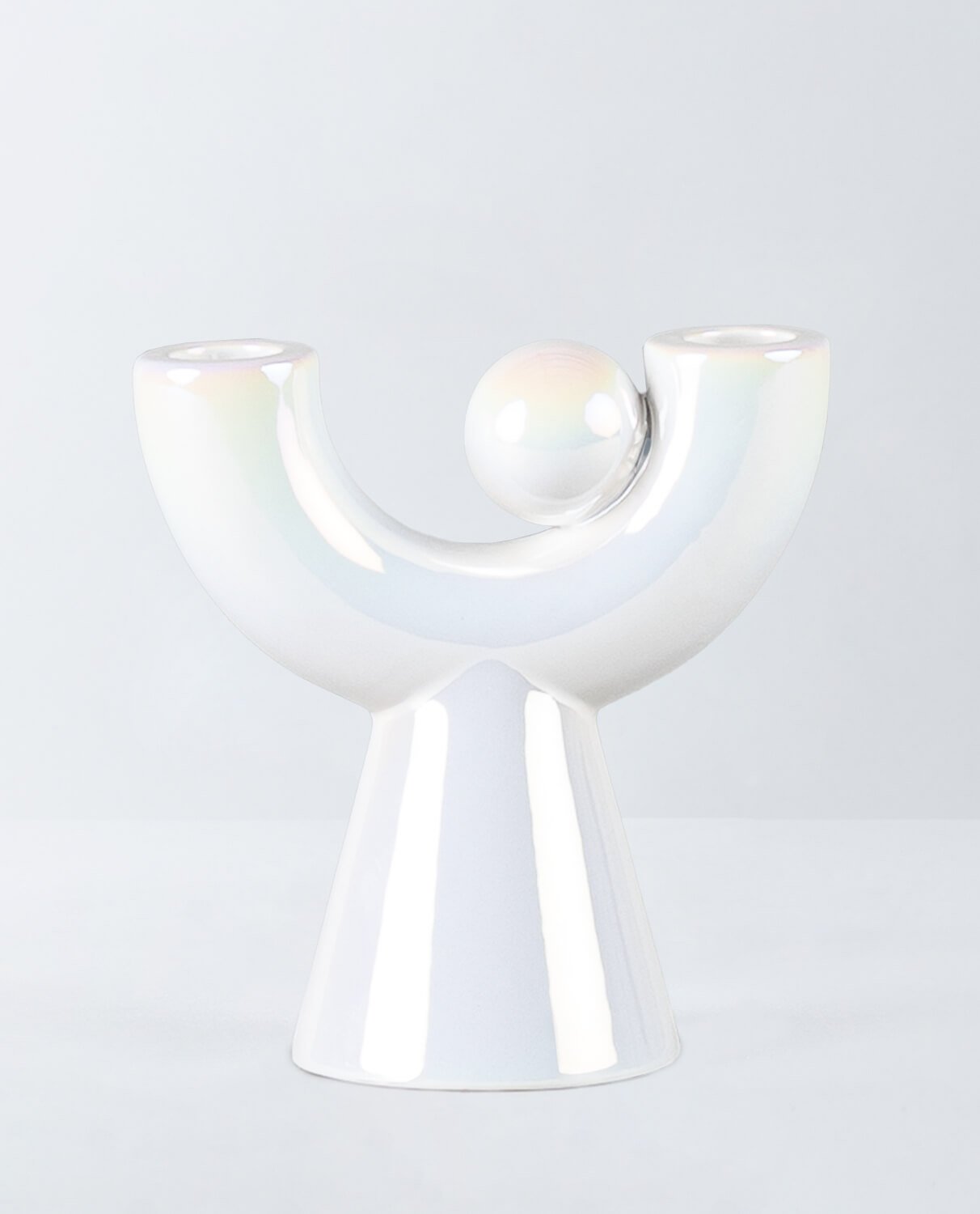 Osiura Galvanized Dolomite Candle Holder, gallery image 2