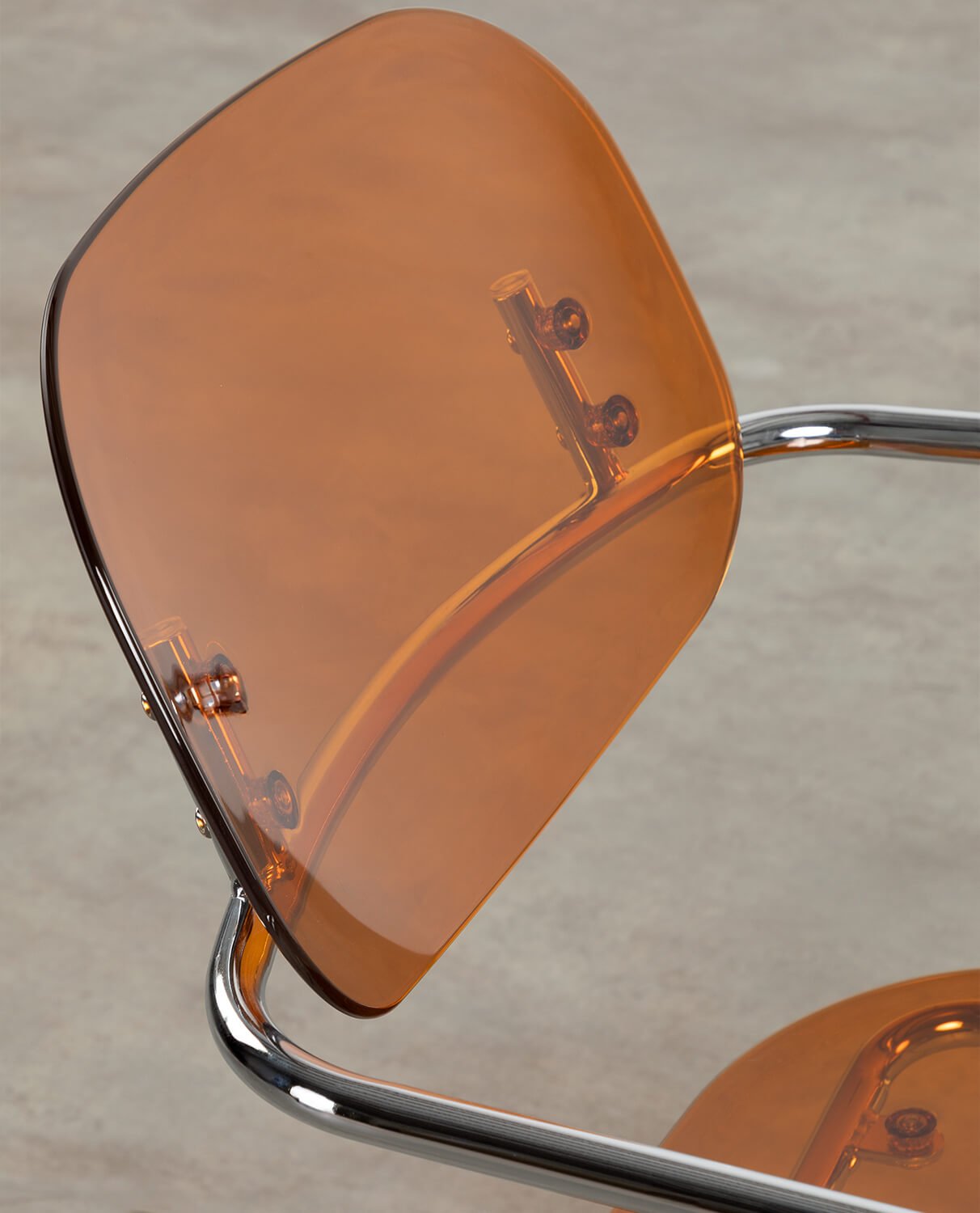 Pack 4 Dining Chairs with Polyethylene and Metal Armrests Pinha, gallery image 6