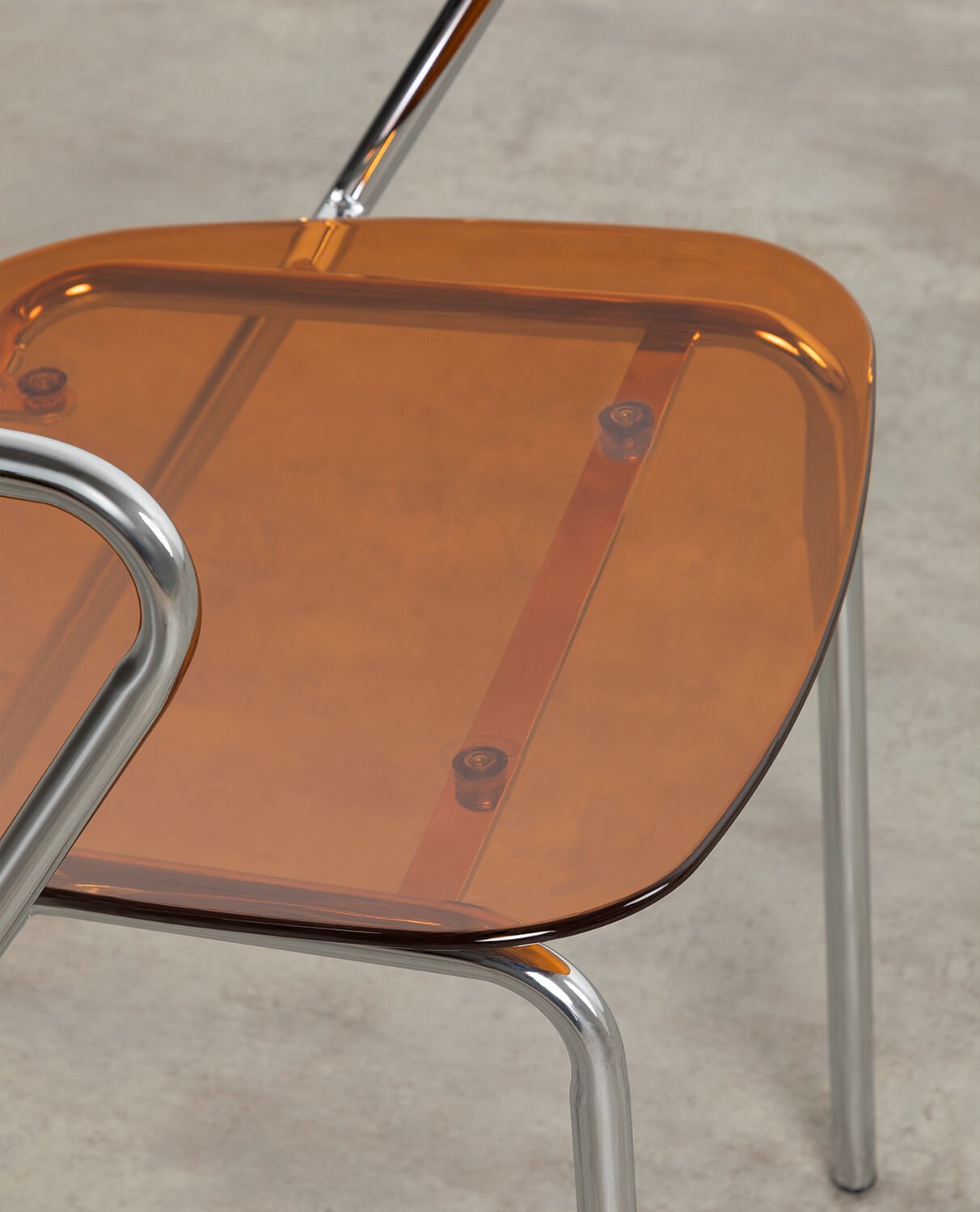 Pack 4 Dining Chairs with Polyethylene and Metal Armrests Pinha, gallery image 8