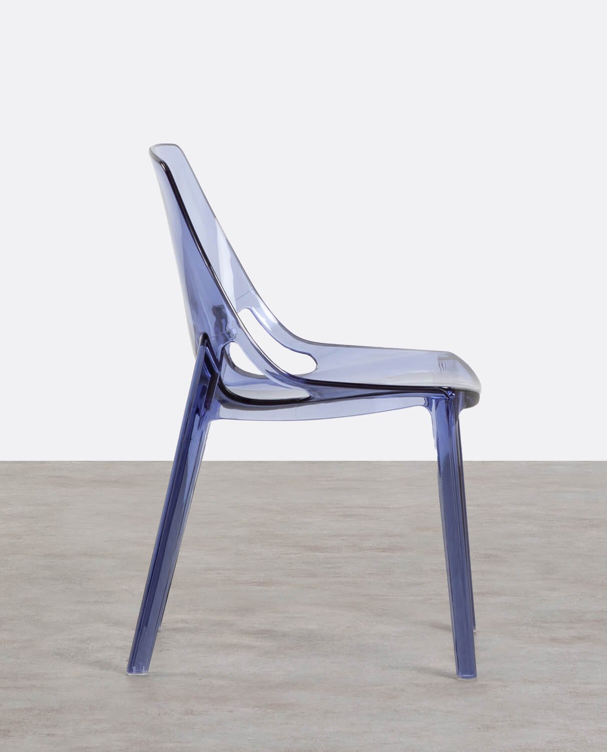 Pack 4 Polycarbonate Dining Chairs Piaris, gallery image 2