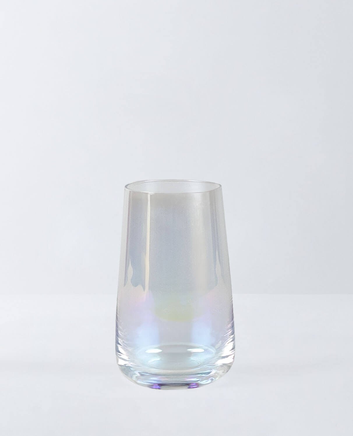 Pack of 4 Iridescent Crystal Tall Glasses Odin, gallery image 1