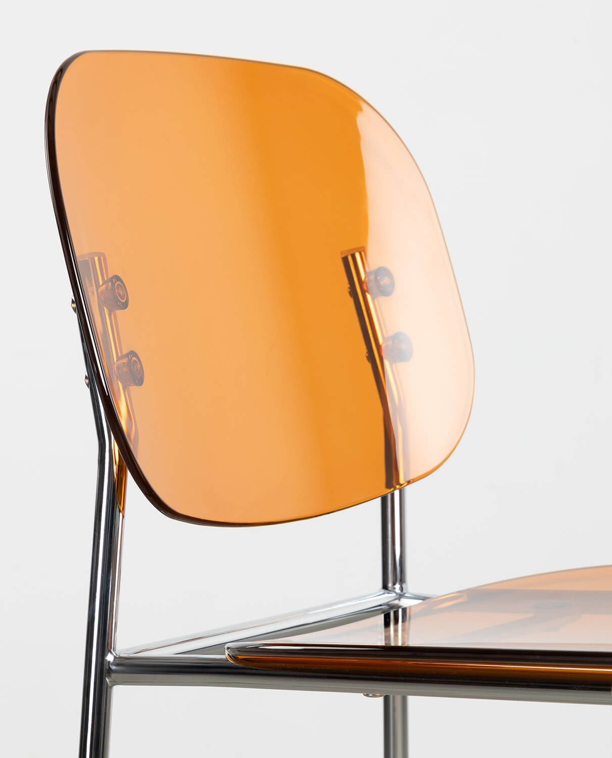 Pack 2 High Polyethylene and Metal Stools (77 cm) Pinha, gallery image 6