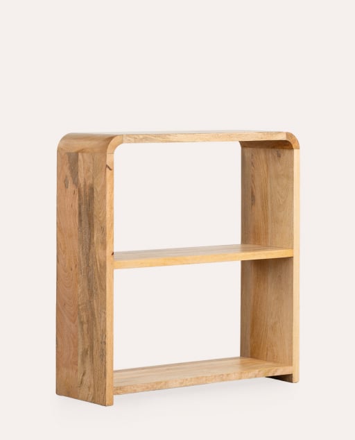 Mango Wood Shelving Unit (110,5x100 cm) Vanile