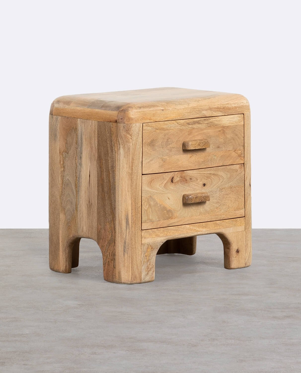 Mango Wood Bedside Table (55,5 x 42,5 cm) Reichel, gallery image 1