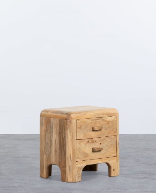 Mango Wood Bedside Table (55,5 x 42,5 cm) Reichel