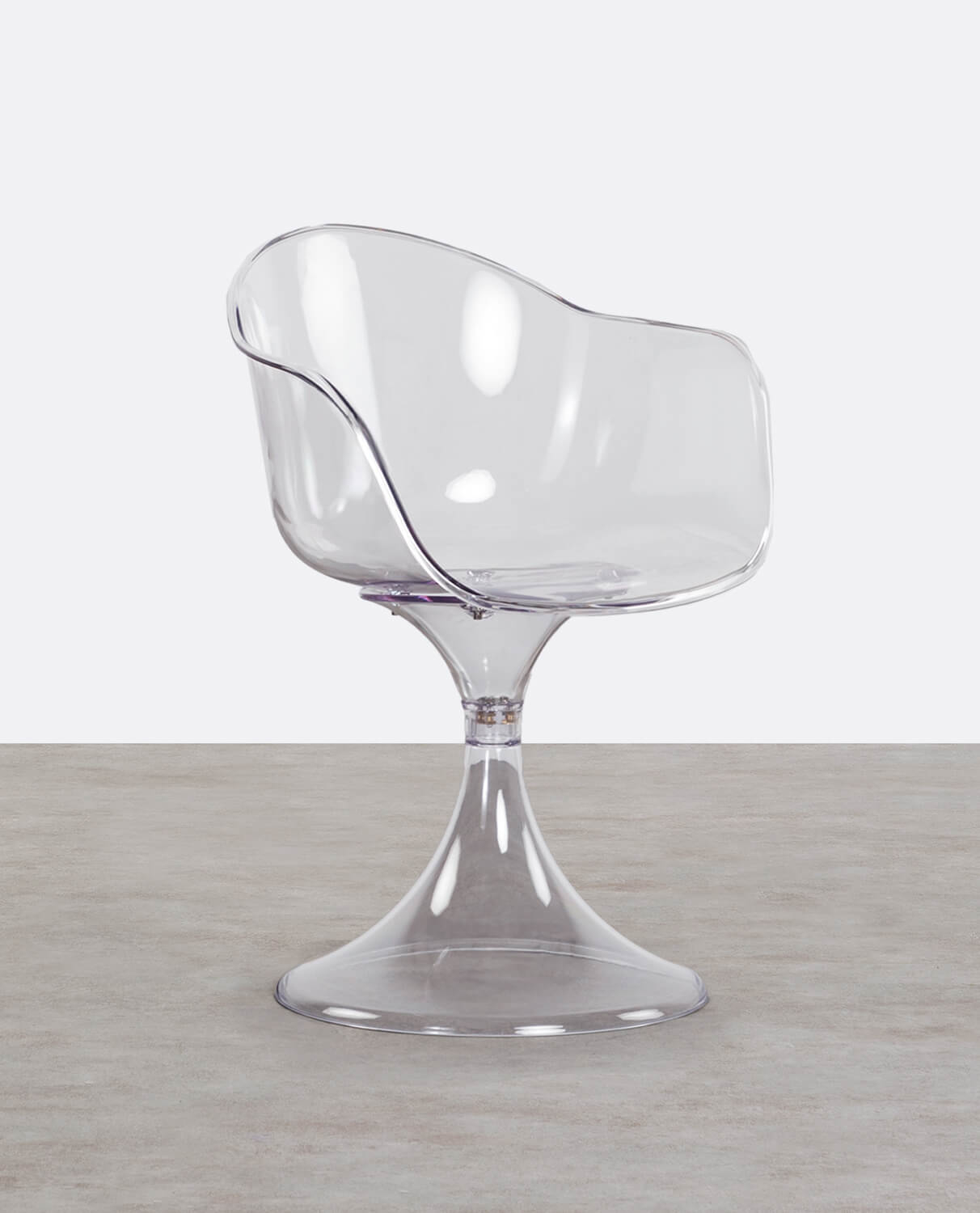 Pack 2 Polycarbonate Dining Chairs Pinhes, gallery image 1