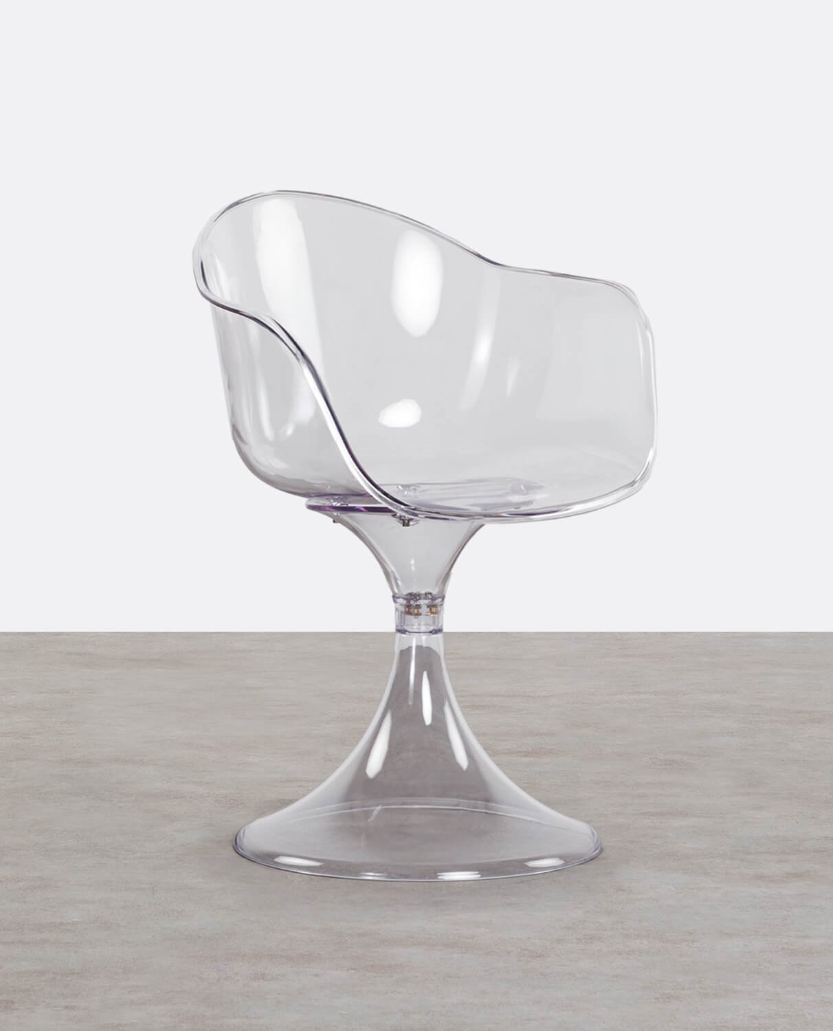 Pack 4 Polycarbonate Dining Chairs Pinhes, gallery image 1