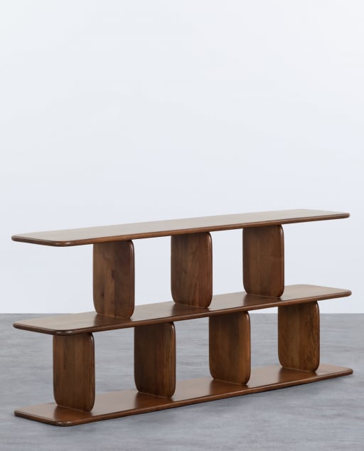 Low Mango Wood Shelving Unit (75,5x176 cm) Mireil