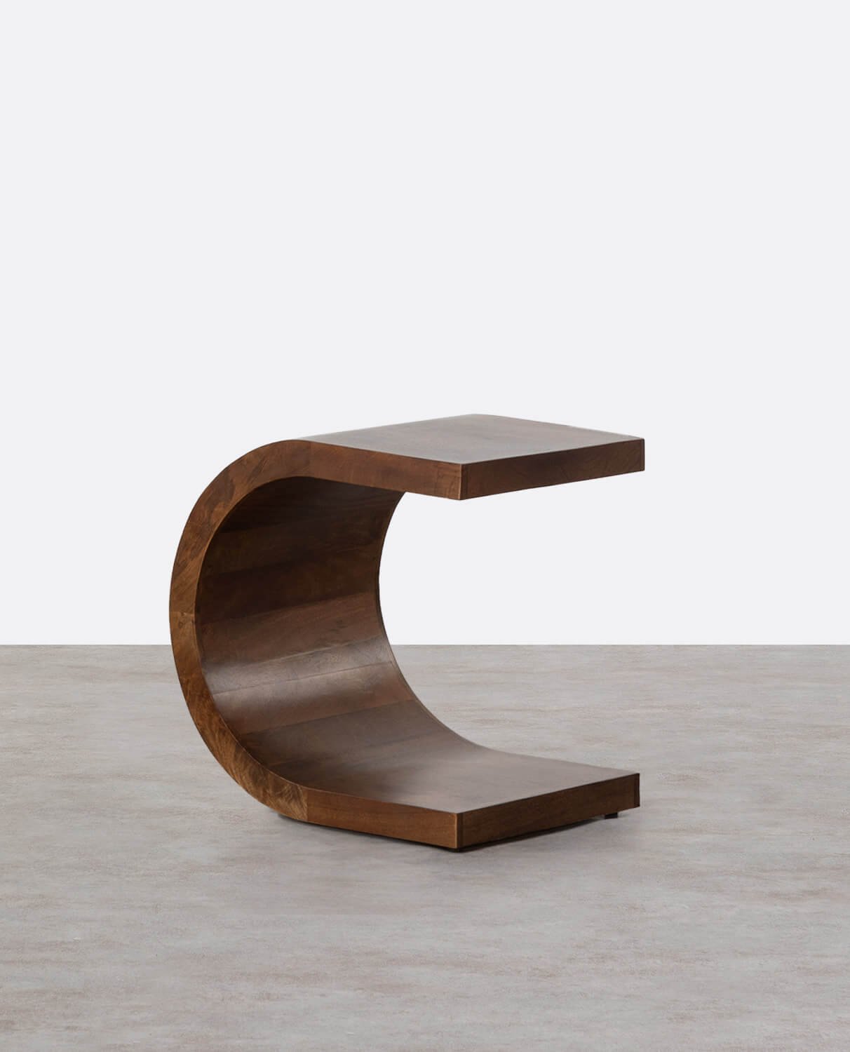 Mango Wood Side Table (56x40 cm) Adgar, gallery image 1