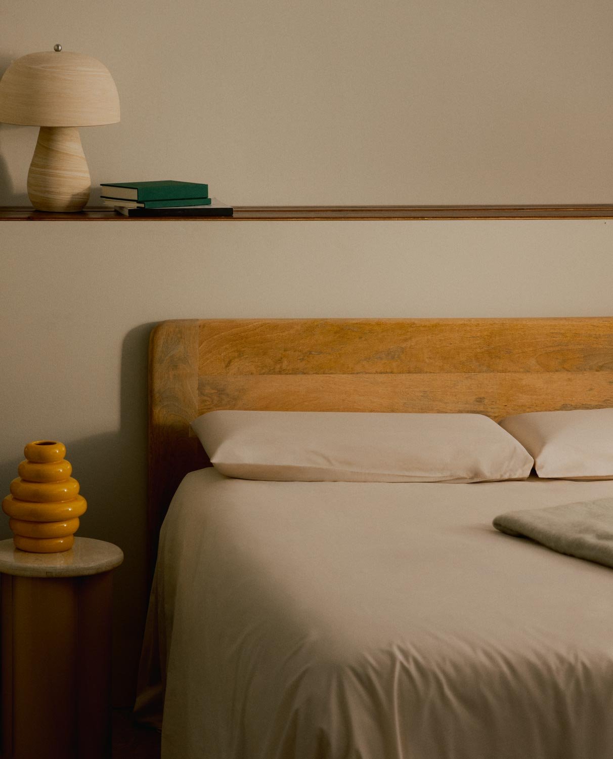 Headboard for Bed Made of Mango Wood (80,5x160 cm) Reichel, gallery image 2