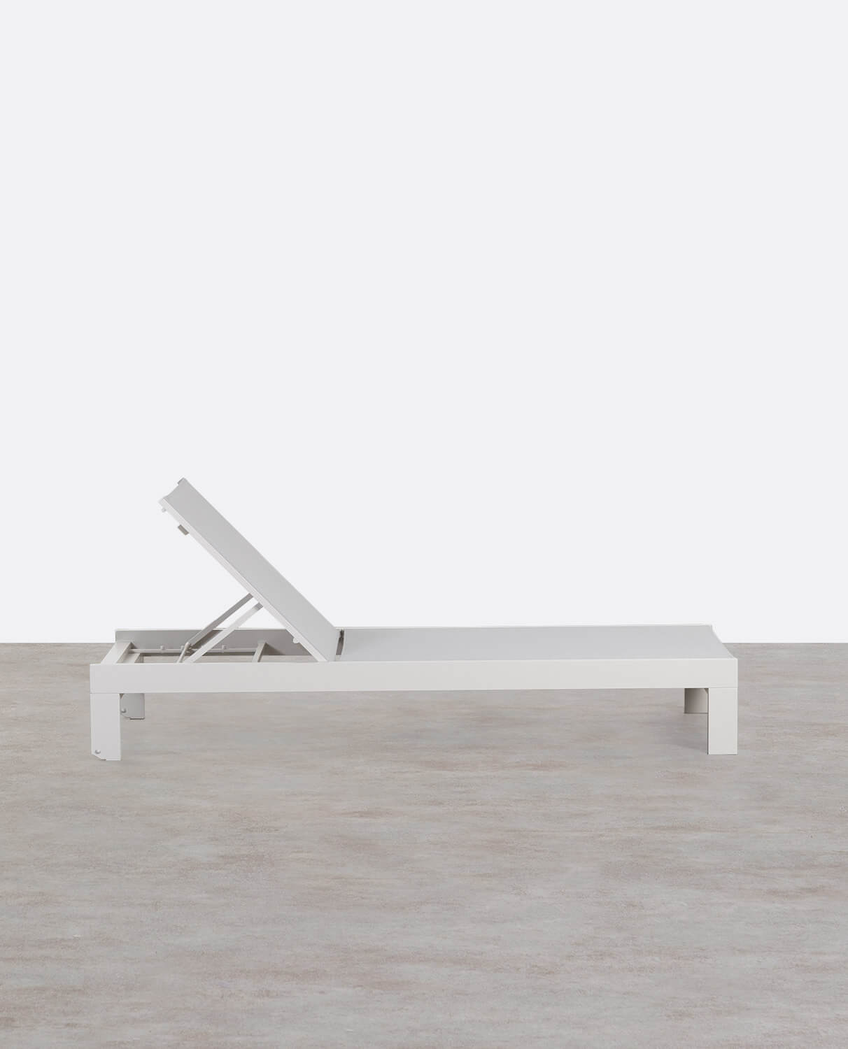 Aluminium and Fabric Reclining Sun Lounger New Kreta, gallery image 2