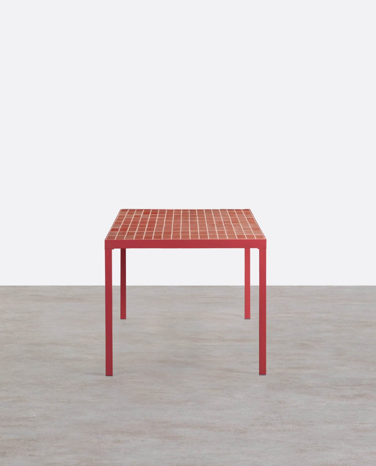 Rectangular Dining Table in Metal and Ceramic (181x93 cm) Zafiro, gallery image 2