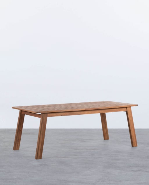 Rectangular Acacia Wood Outdoor Table (200x95 cm) Cael