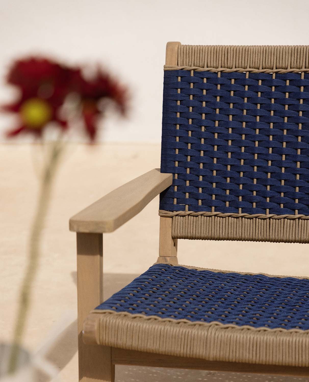 Acacia Wood and Rope Garden Set Mirle, gallery image 2