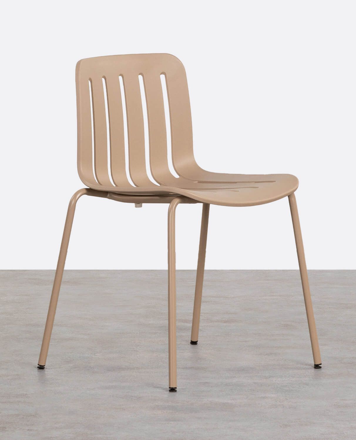 Pack of 2 Romi Polypropylene Outdoor Chairs, gallery image 1