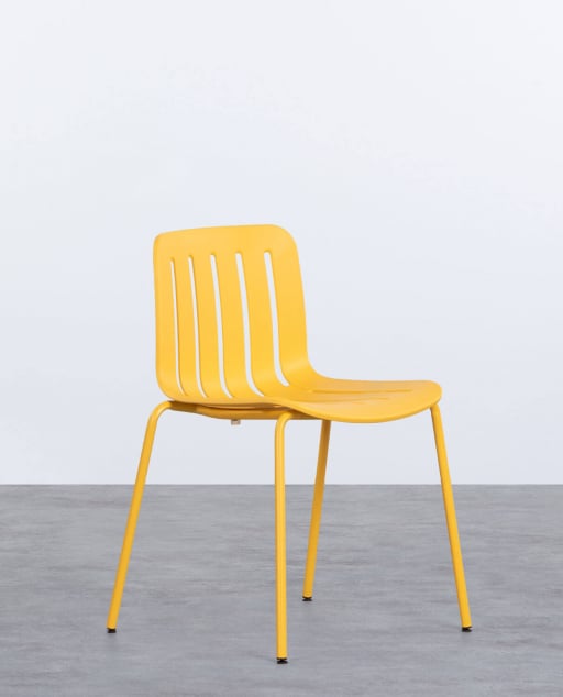 Pack of 4 Romi Polypropylene Outdoor Chairs