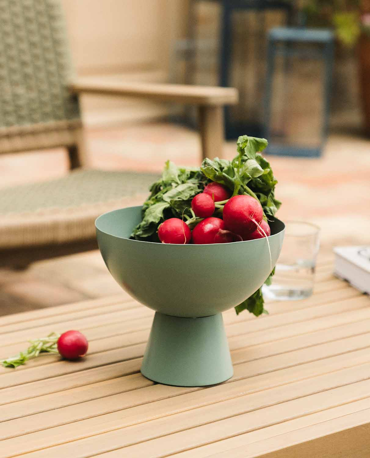 Decorative Metal Bowl with Base (Ø20 cm) Eladi, gallery image 2