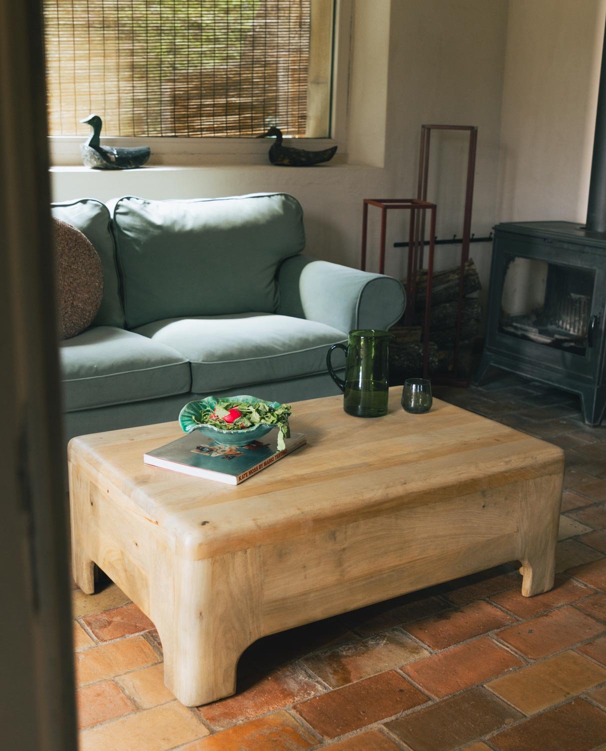 Mango Wood Rectangular Coffee Table (110x70 cm) Reichel, gallery image 2