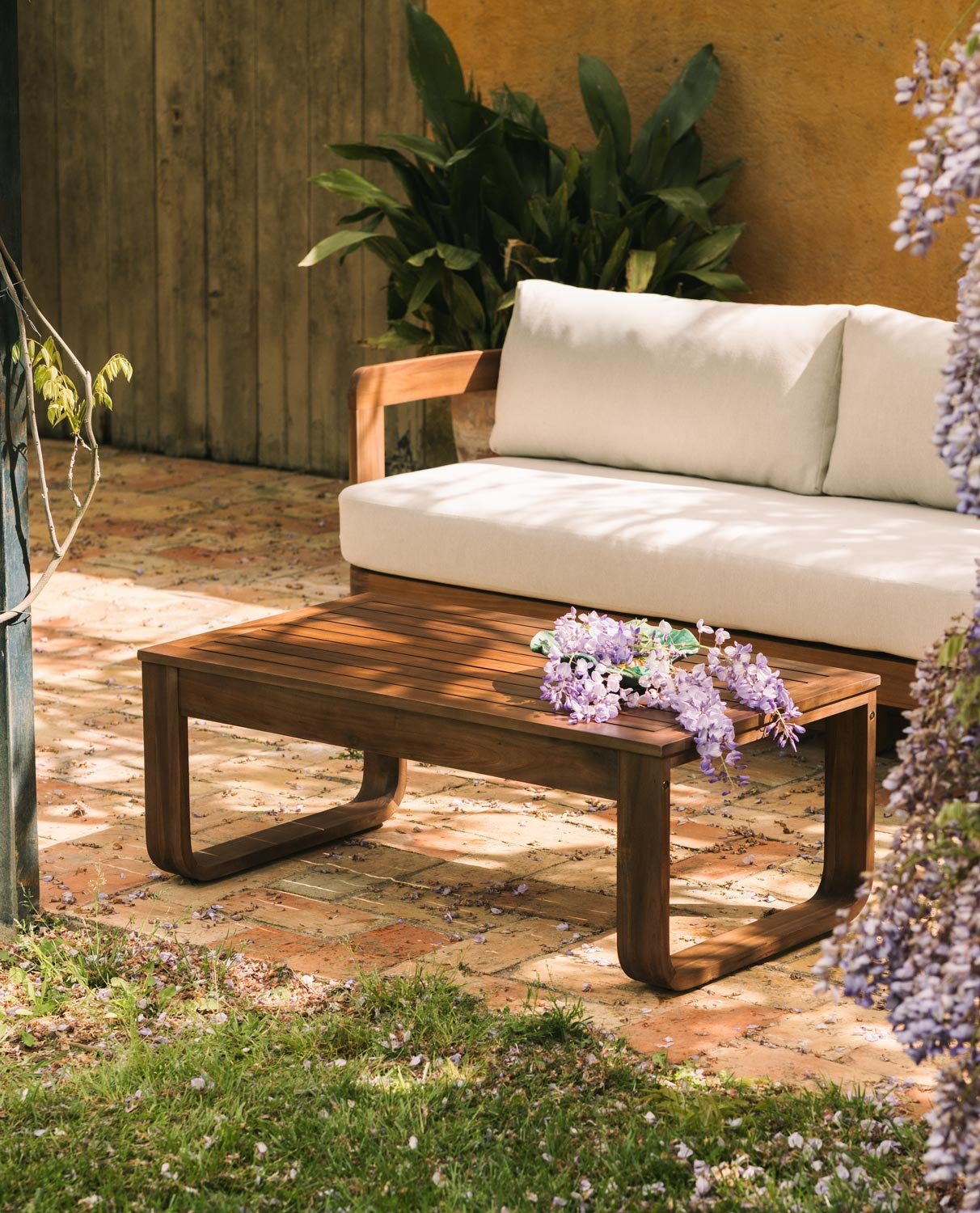 Rectangular Acacia Wood Coffee Table (110x60 cm) Moad, gallery image 2