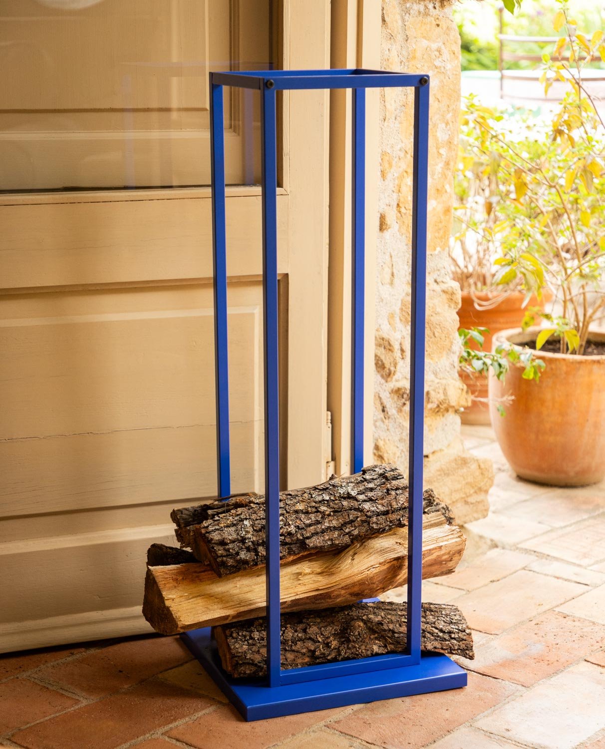 Metal Log Holder (85x33 cm) Lior, gallery image 2