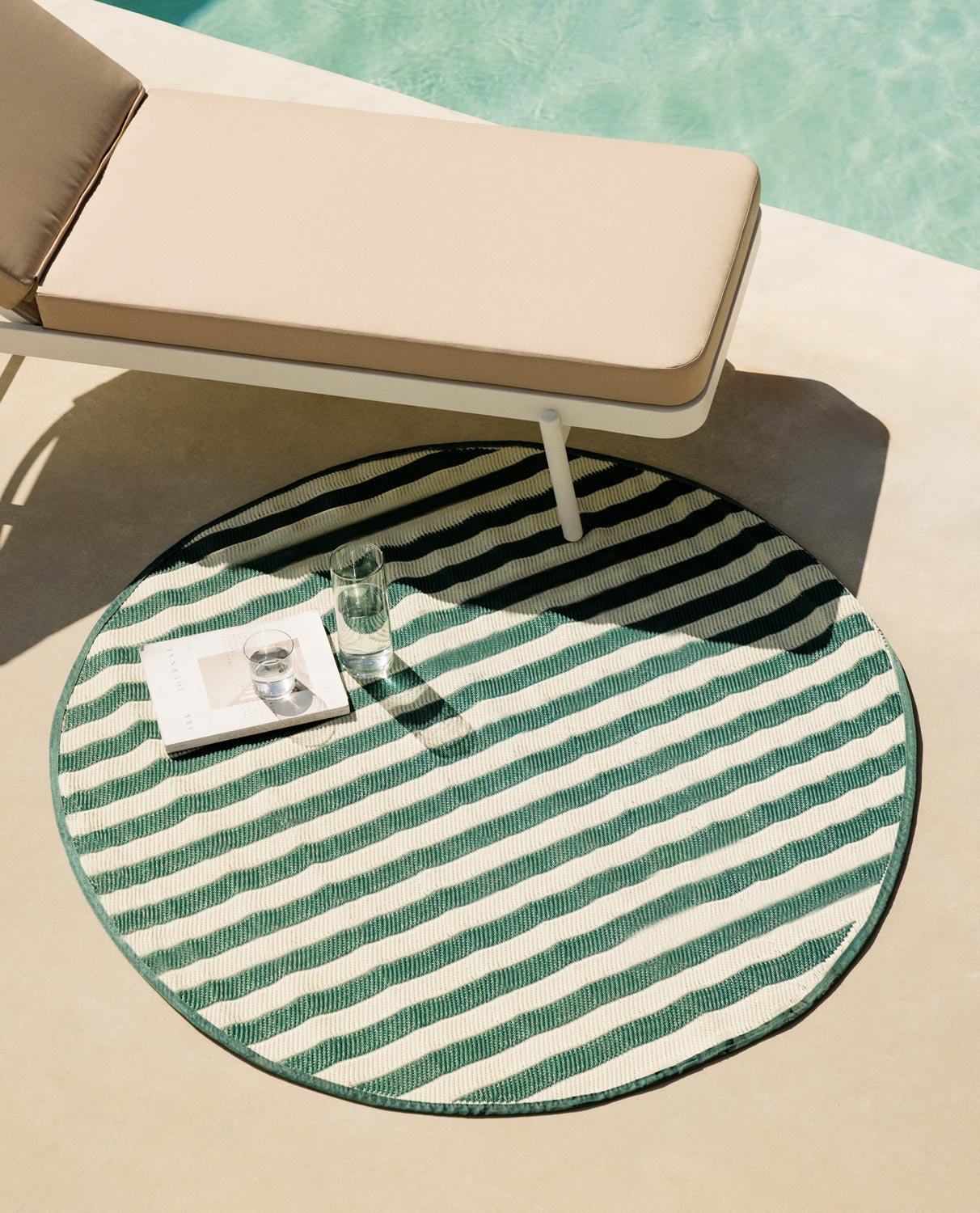 Round Polypropylene Outdoor Rug (Ø149 cm) Cierzo, gallery image 2