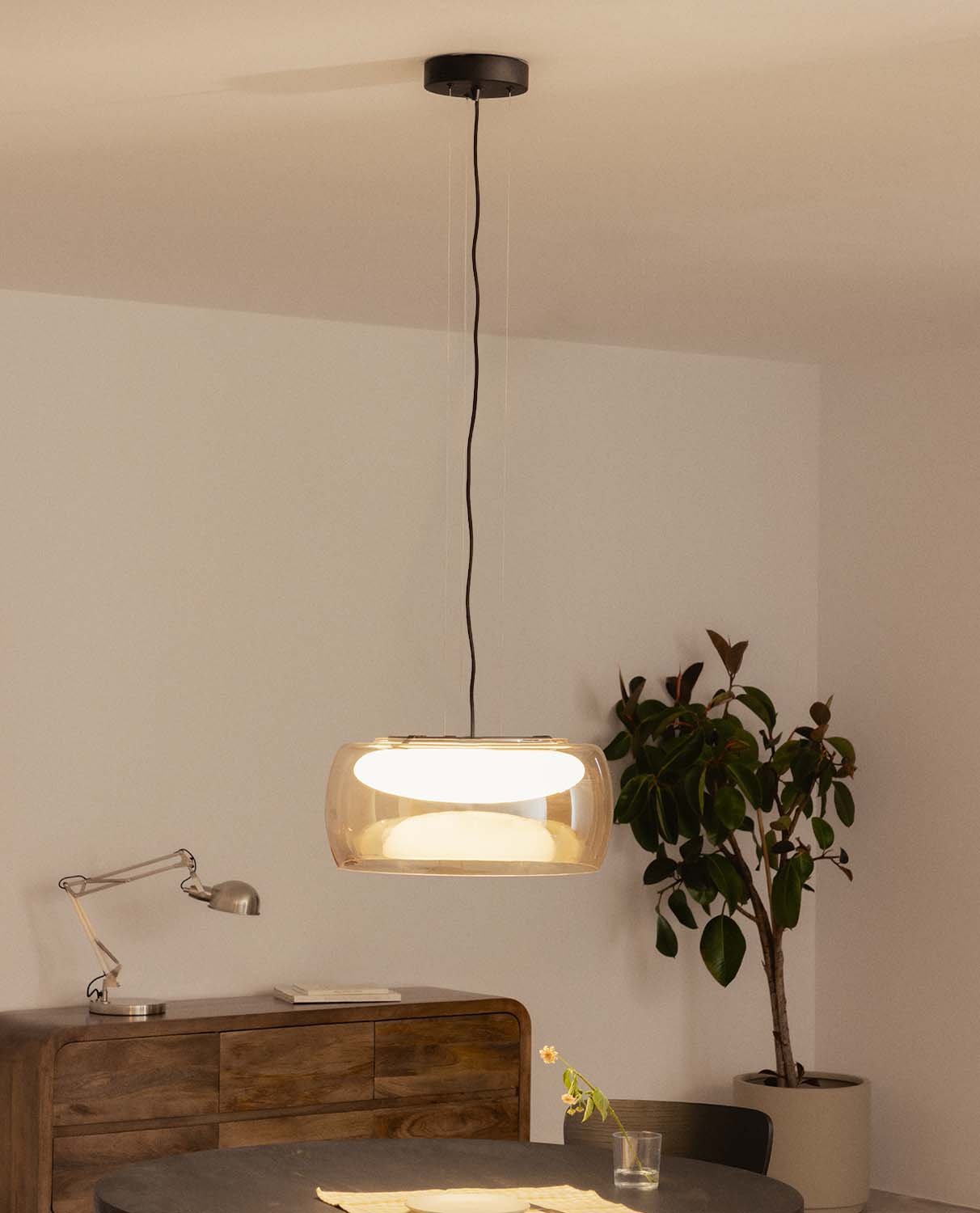 LED Crystal Ceiling Lamp (Ø50 cm) Lahti, gallery image 2