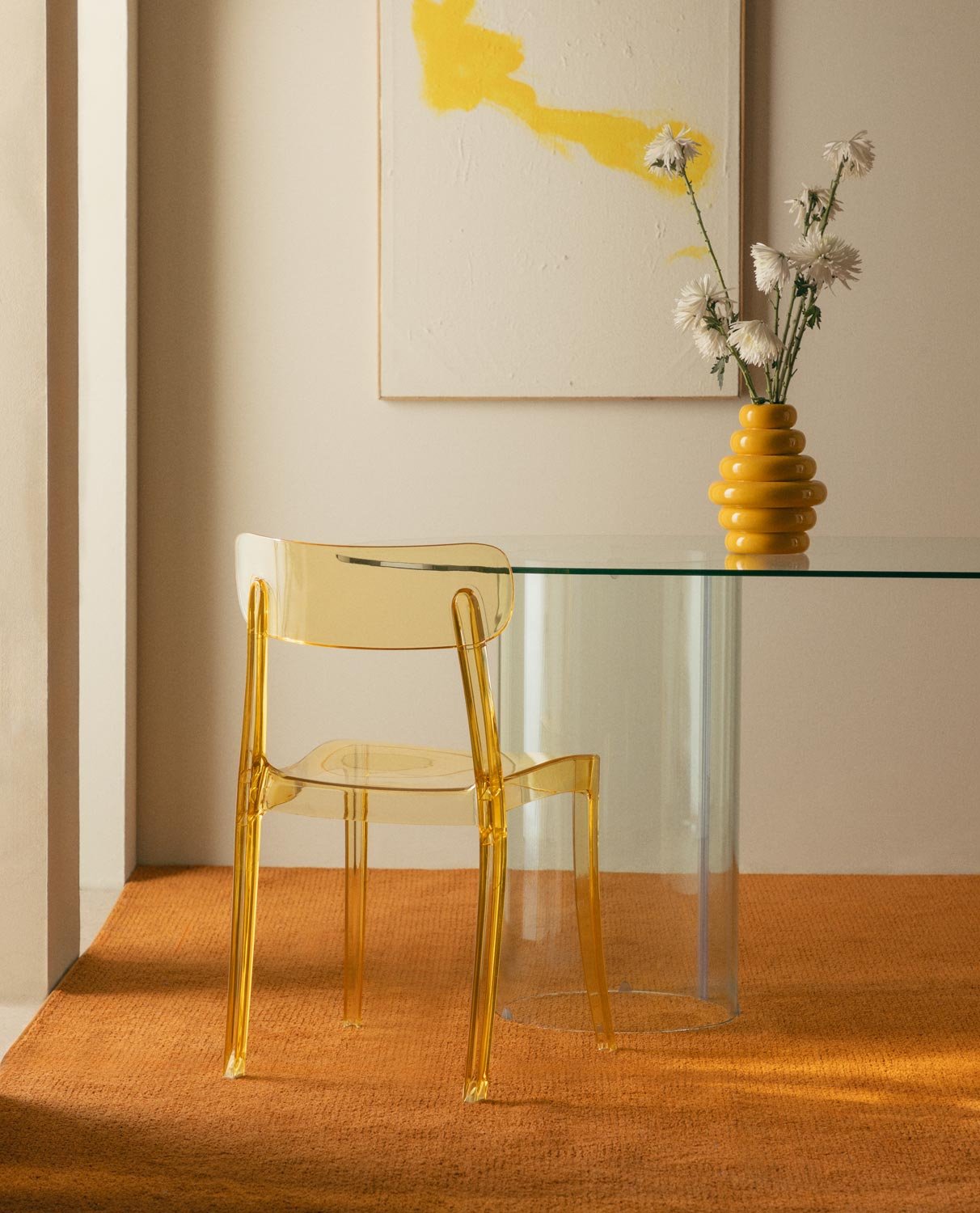 Pack 2 Dining Chairs in Polycarbonate Arlet, gallery image 2