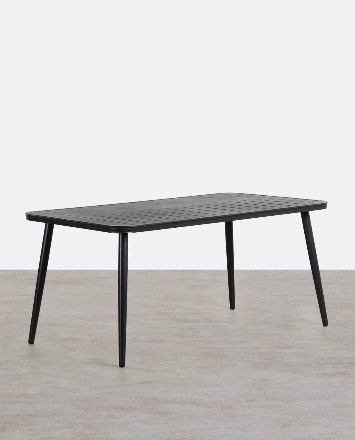 Rectangular Aluminum Outdoor Table (159x90 cm) Cancun, gallery image 1