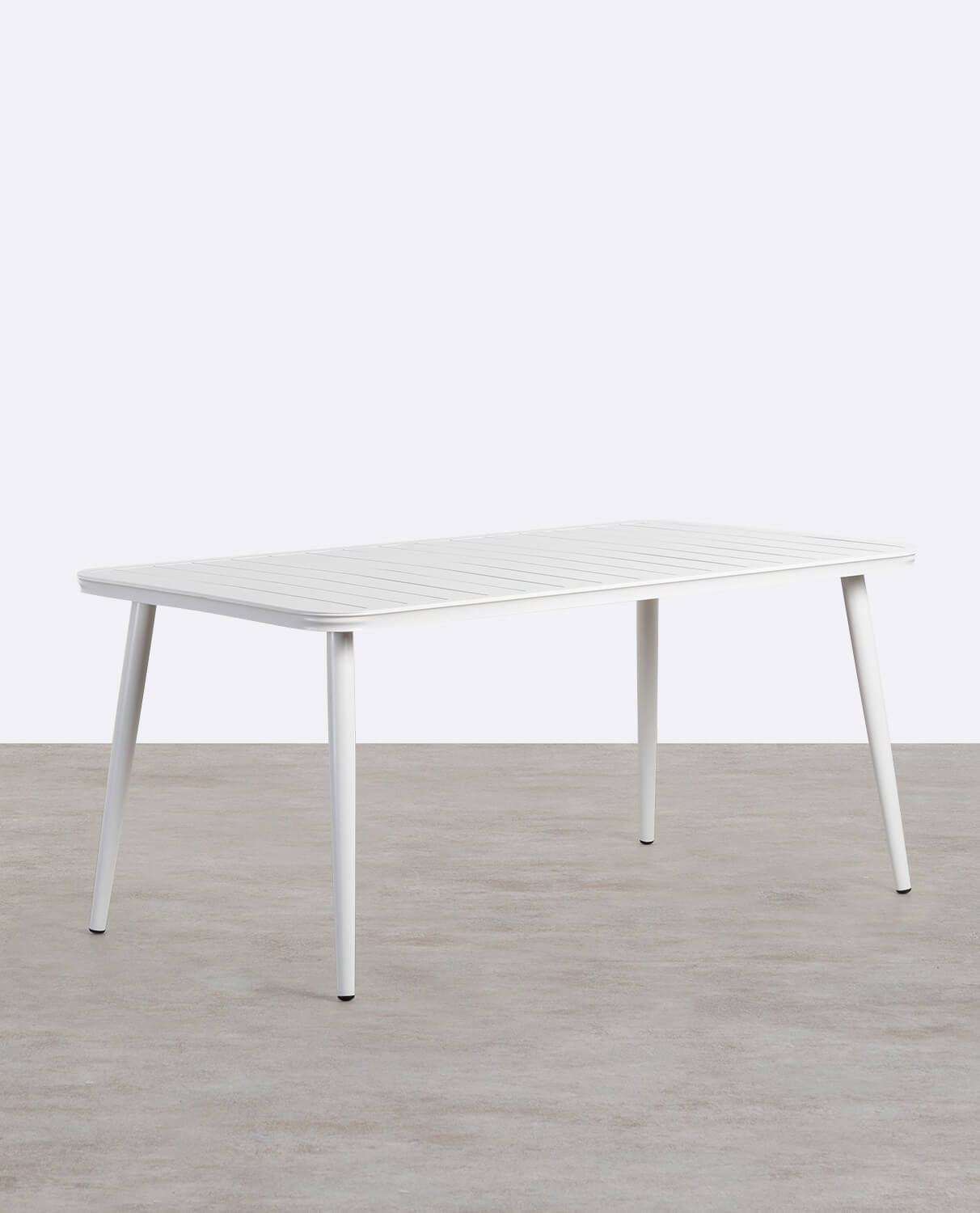 Rectangular Aluminum Outdoor Table (159x90 cm) Cancun, gallery image 1