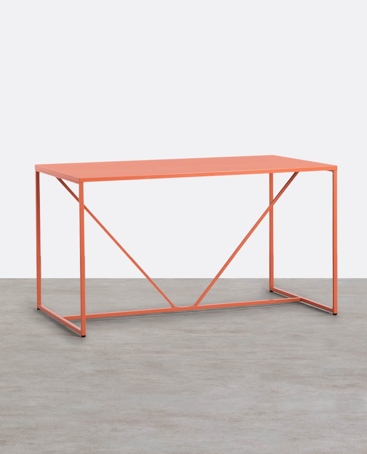Ibiza Steel Laminate Dining Table (78x140 cm), gallery image 1