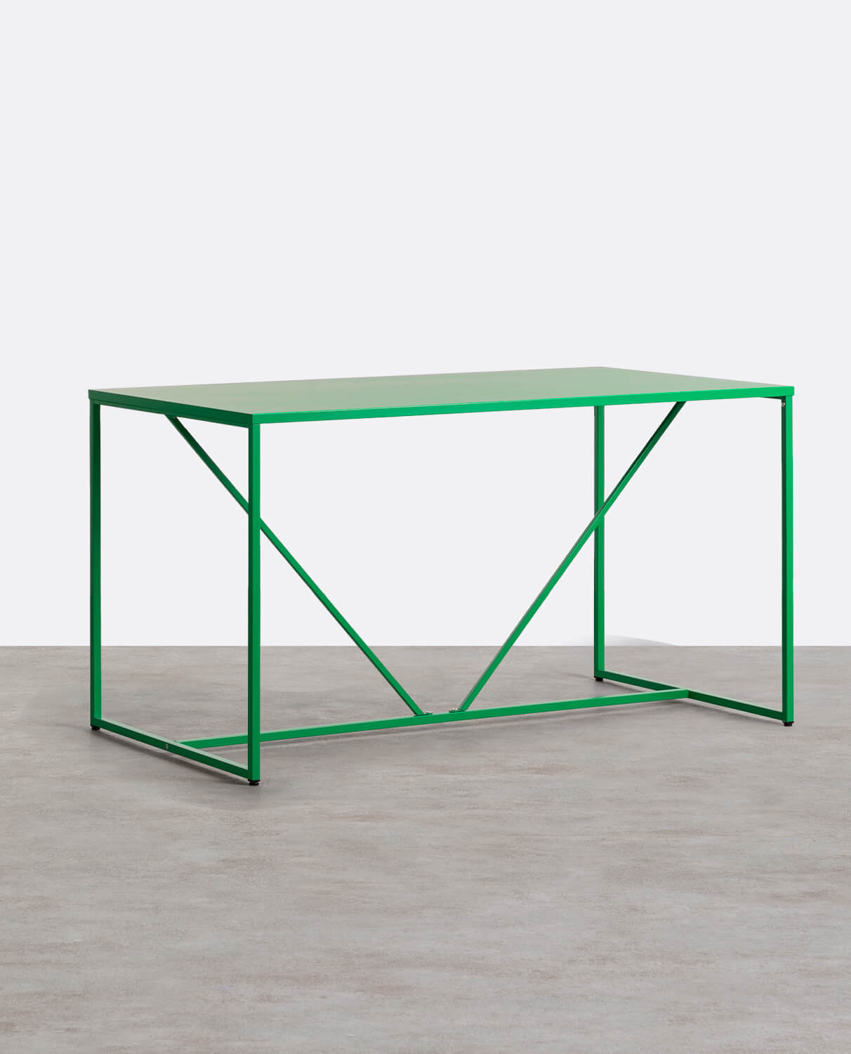 Ibiza Steel Laminate Dining Table (78x140 cm), gallery image 1