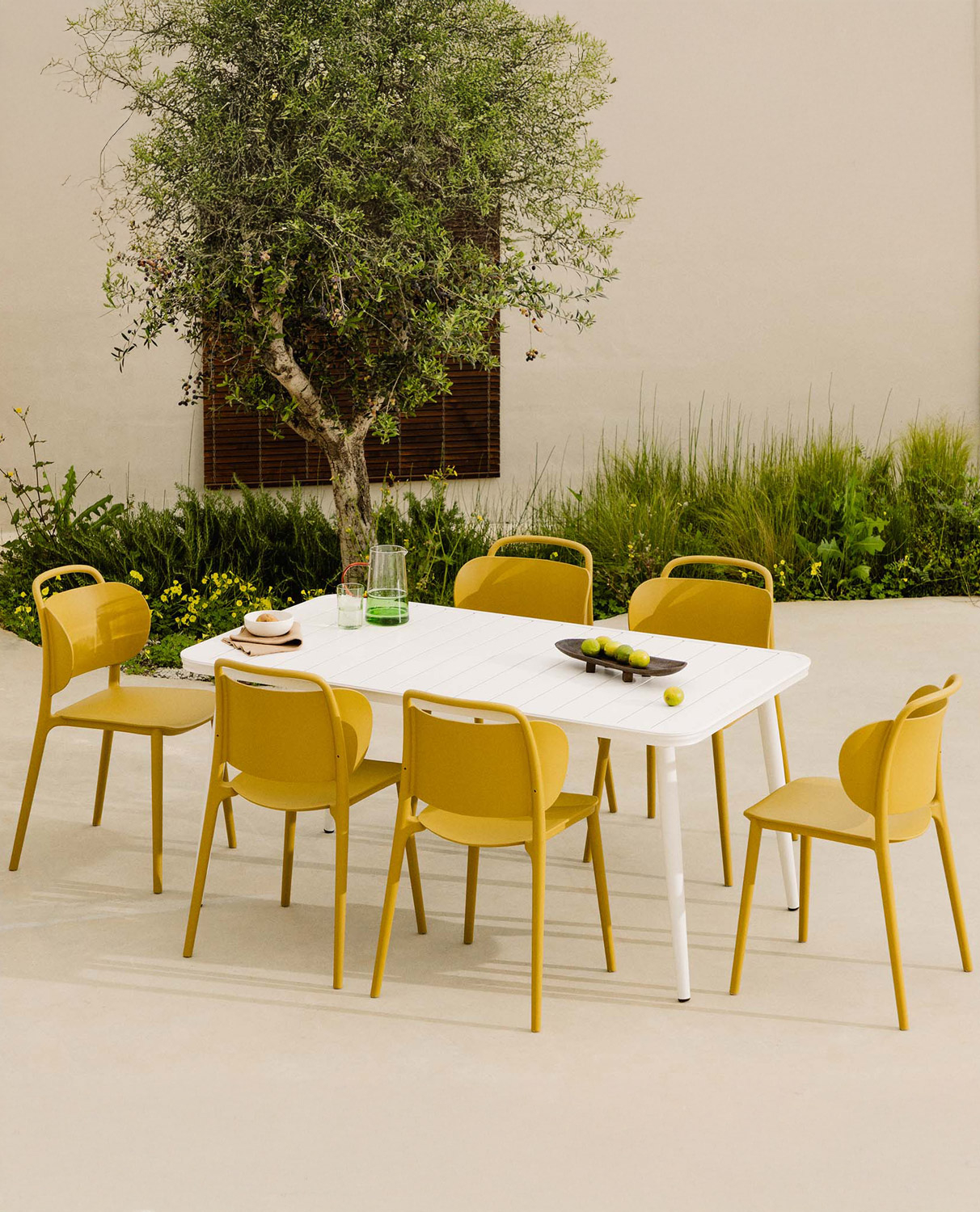 Rectangular Aluminum Outdoor Table (159x90 cm) Cancun, gallery image 2