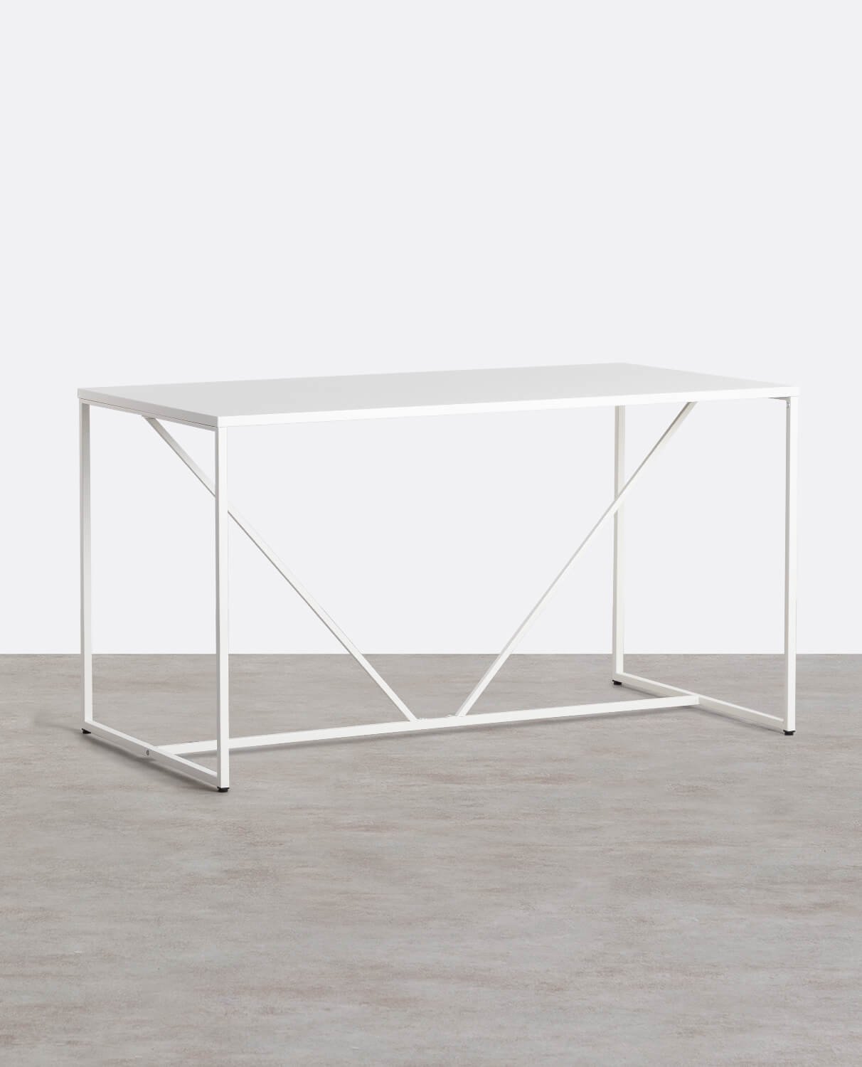 Ibiza Steel Laminate Dining Table (78x140 cm), gallery image 1