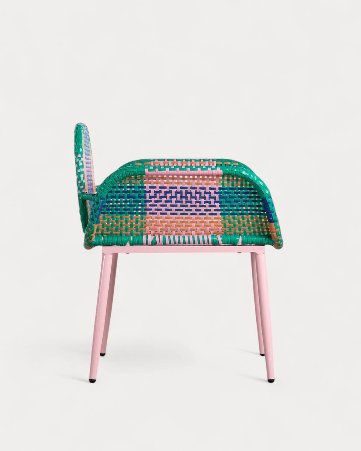 Aluminium and Synthetic Rattan Armchair Emba Studio, gallery image 2