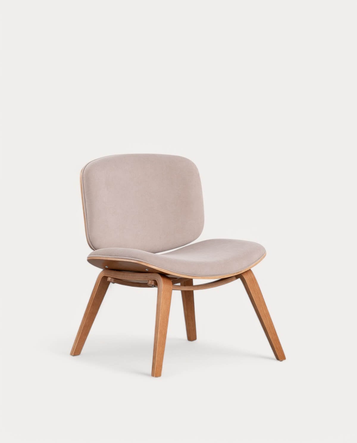 Wooden and Fabric Armchair Praga, gallery image 1