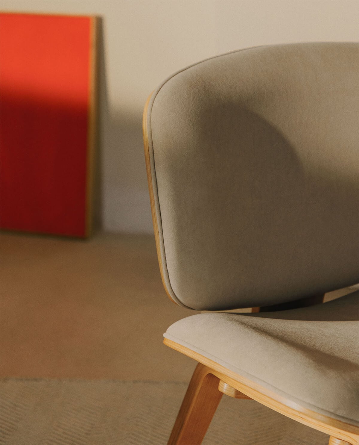 Wooden and Fabric Armchair Praga, gallery image 3