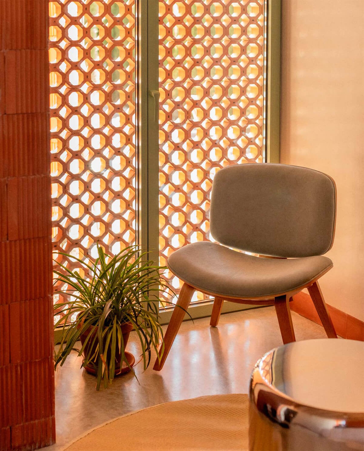 Wooden and Fabric Armchair Praga, gallery image 2