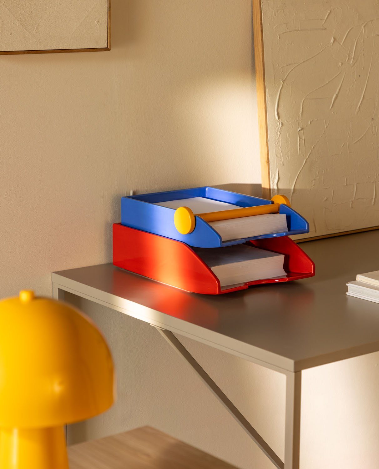 Seili Dolomite Desk Organizer Tray, gallery image 2