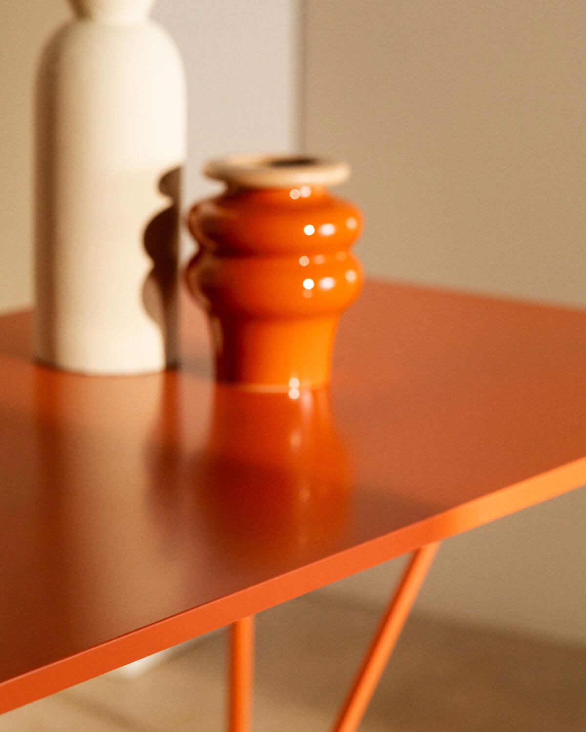 Ibiza Steel Laminate Dining Table (78x140 cm), gallery image 3