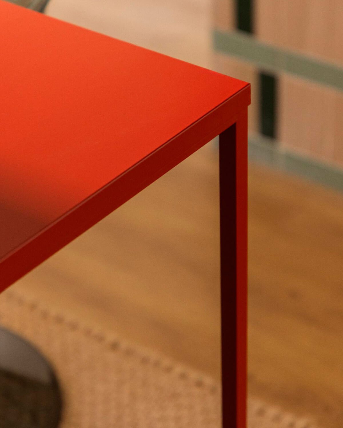 Ibiza Steel Laminate Dining Table (78x140 cm), gallery image 3