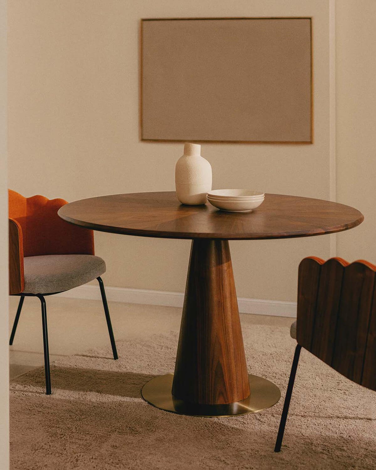 Round Wooden Dining Table (Ø120 cm) Era, gallery image 2