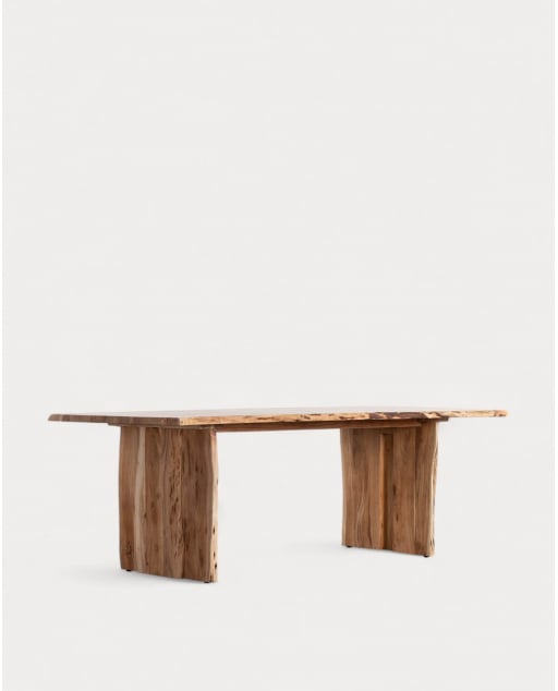 Rectangular Acacia Wood Dining Table (220x102 cm) New Aris