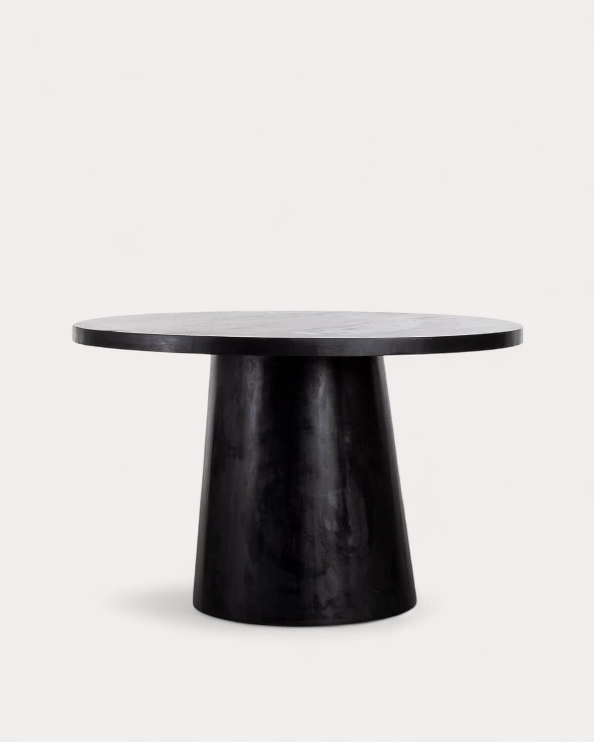 Round Mango Wood Dining Table (Ø120 cm) New Doran, gallery image 1