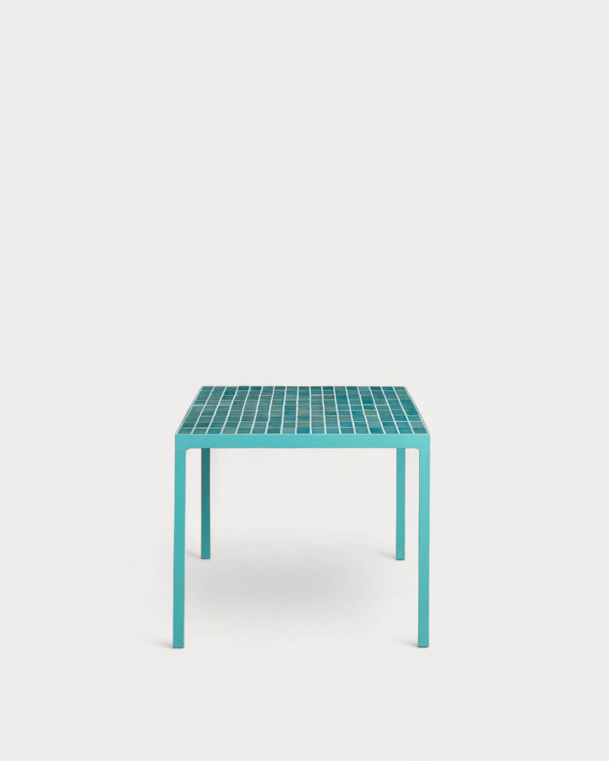 Rectangular Dining Table in Metal and Tiles (180x93 cm) Zafiro, gallery image 4
