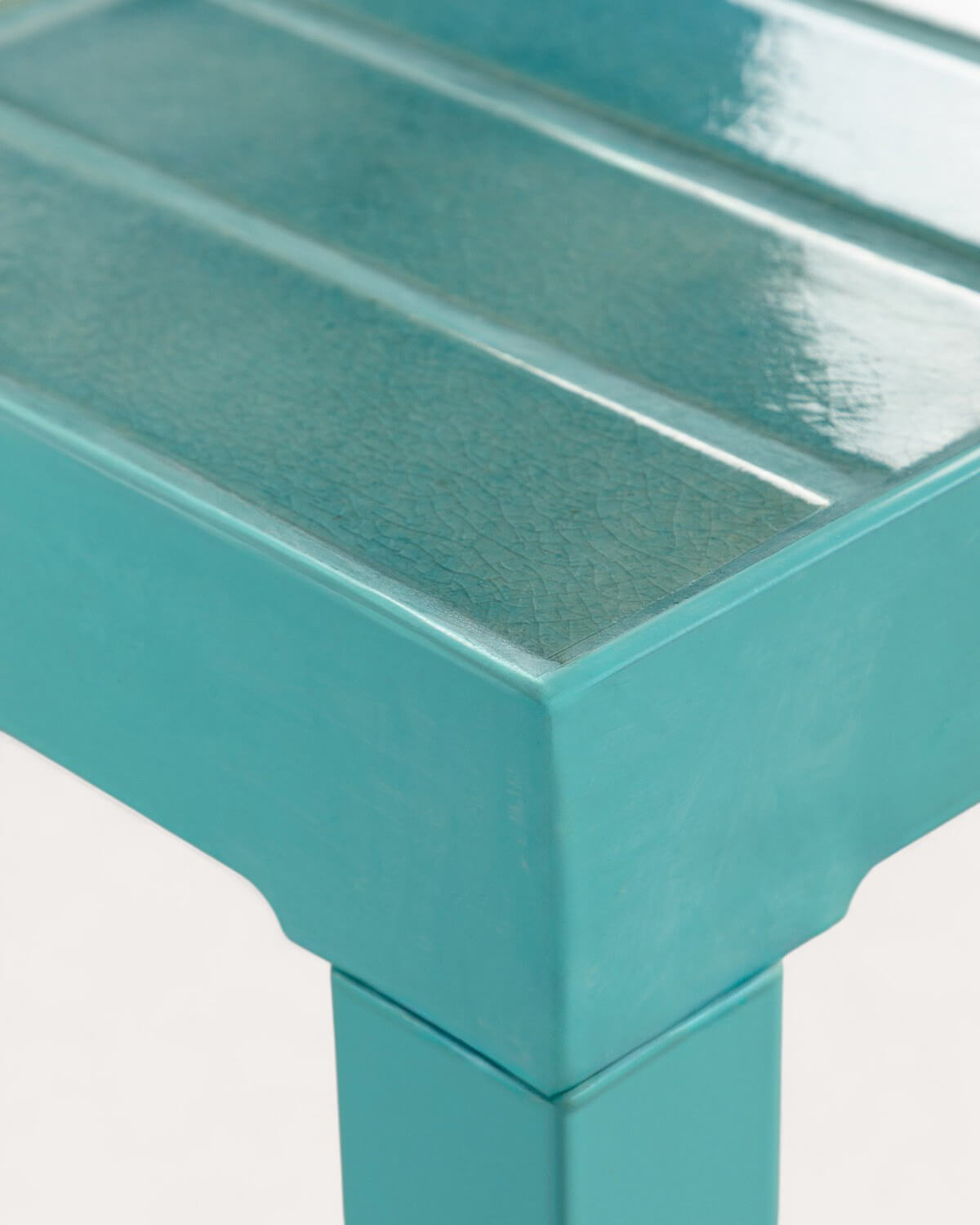 Rectangular Dining Table in Metal and Tiles (180x93 cm) Zafiro, gallery image 6