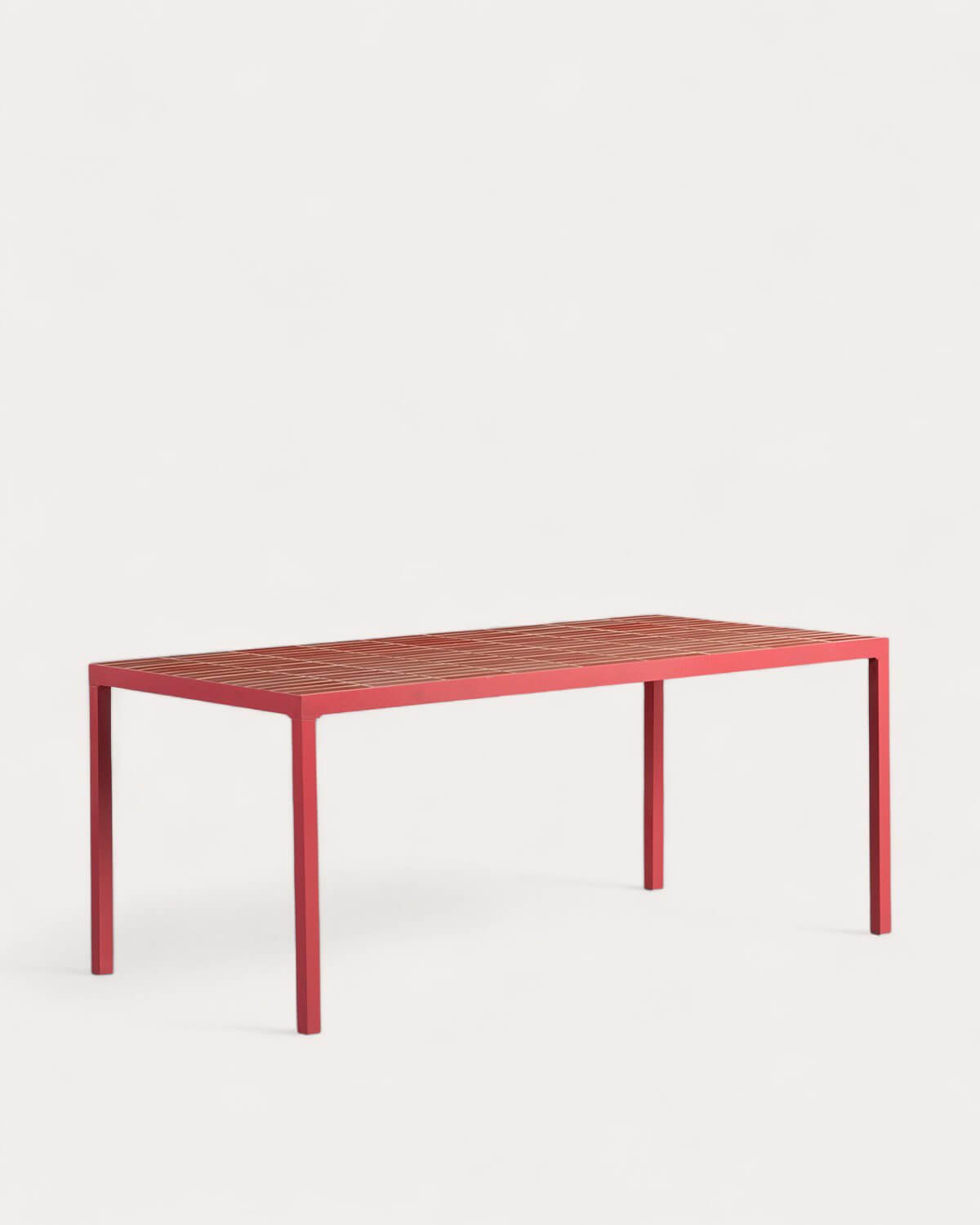 Rectangular Dining Table in Metal and Ceramic (181x93 cm) Zafiro, gallery image 1