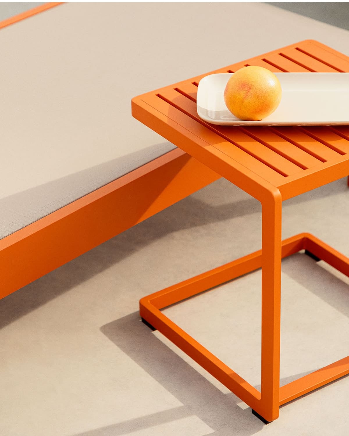 Aluminum Outdoor Side Table (40x40 cm) Kreta Colours, gallery image 3