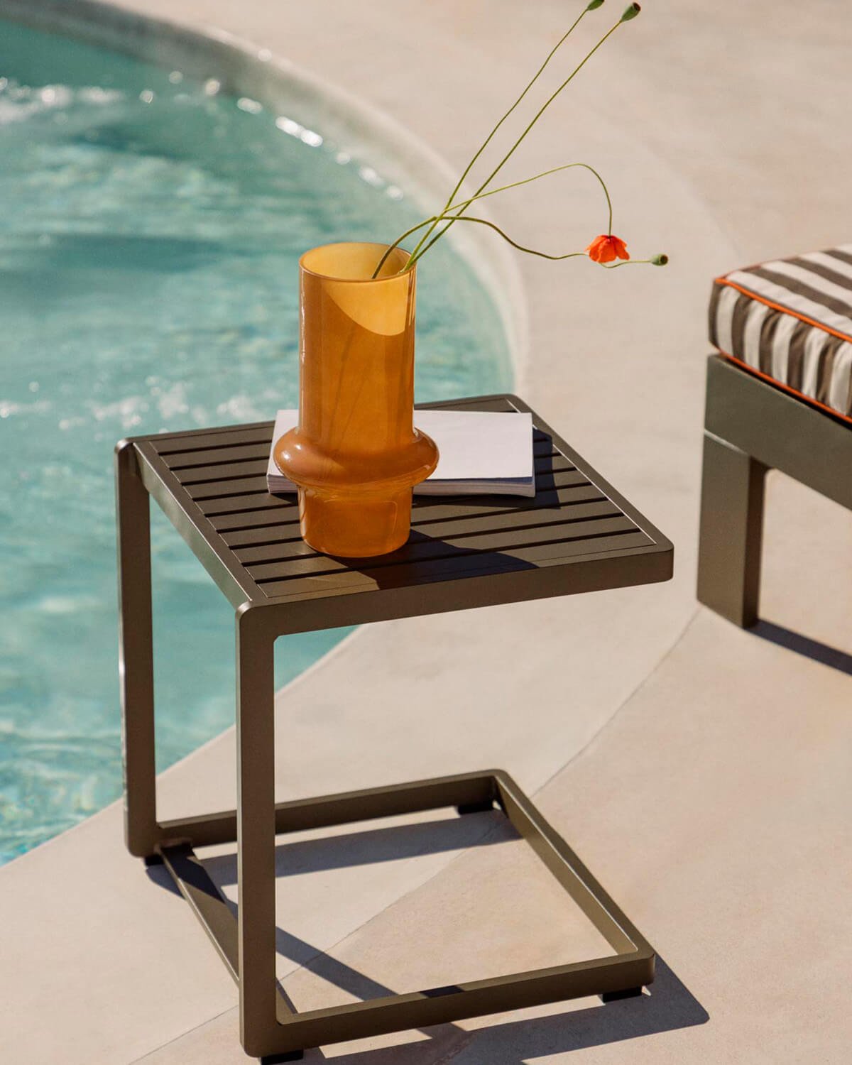 Aluminium Side Table (40x40 cm) Kreta Colours, gallery image 2